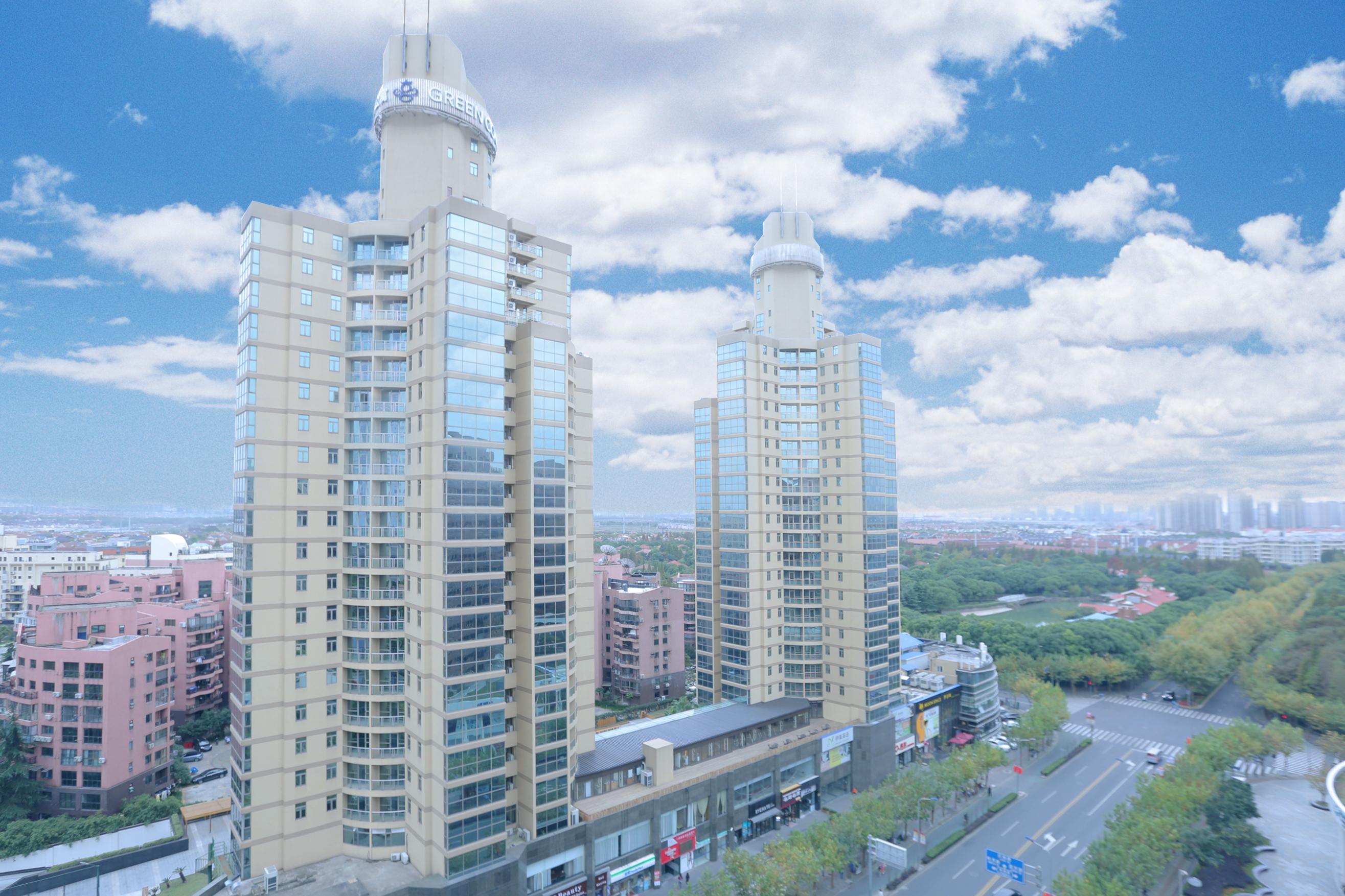 Green Court Residence Jinqiao Diamond Šanghaj Exteriér fotografie