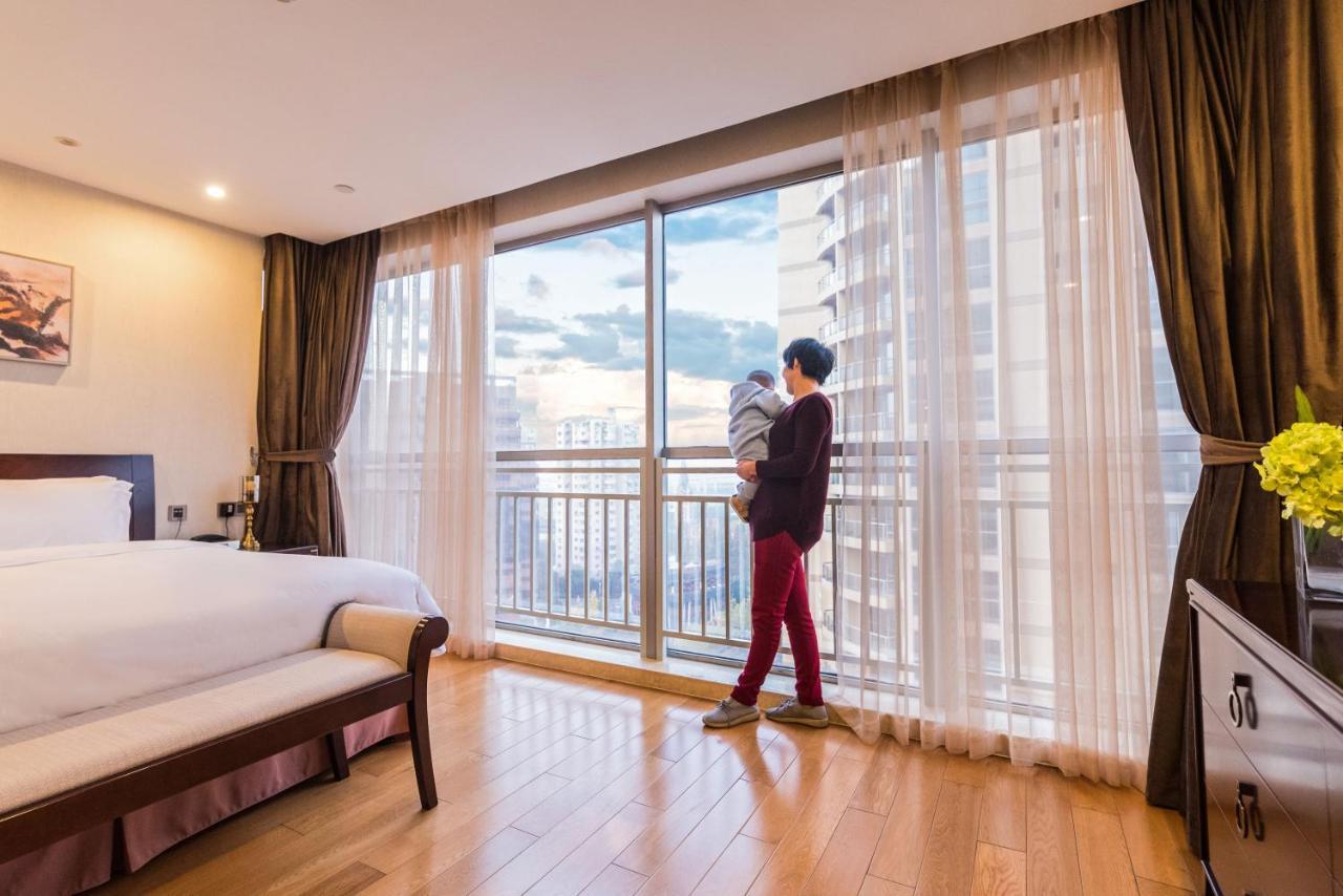 Green Court Residence Jinqiao Diamond Šanghaj Exteriér fotografie
